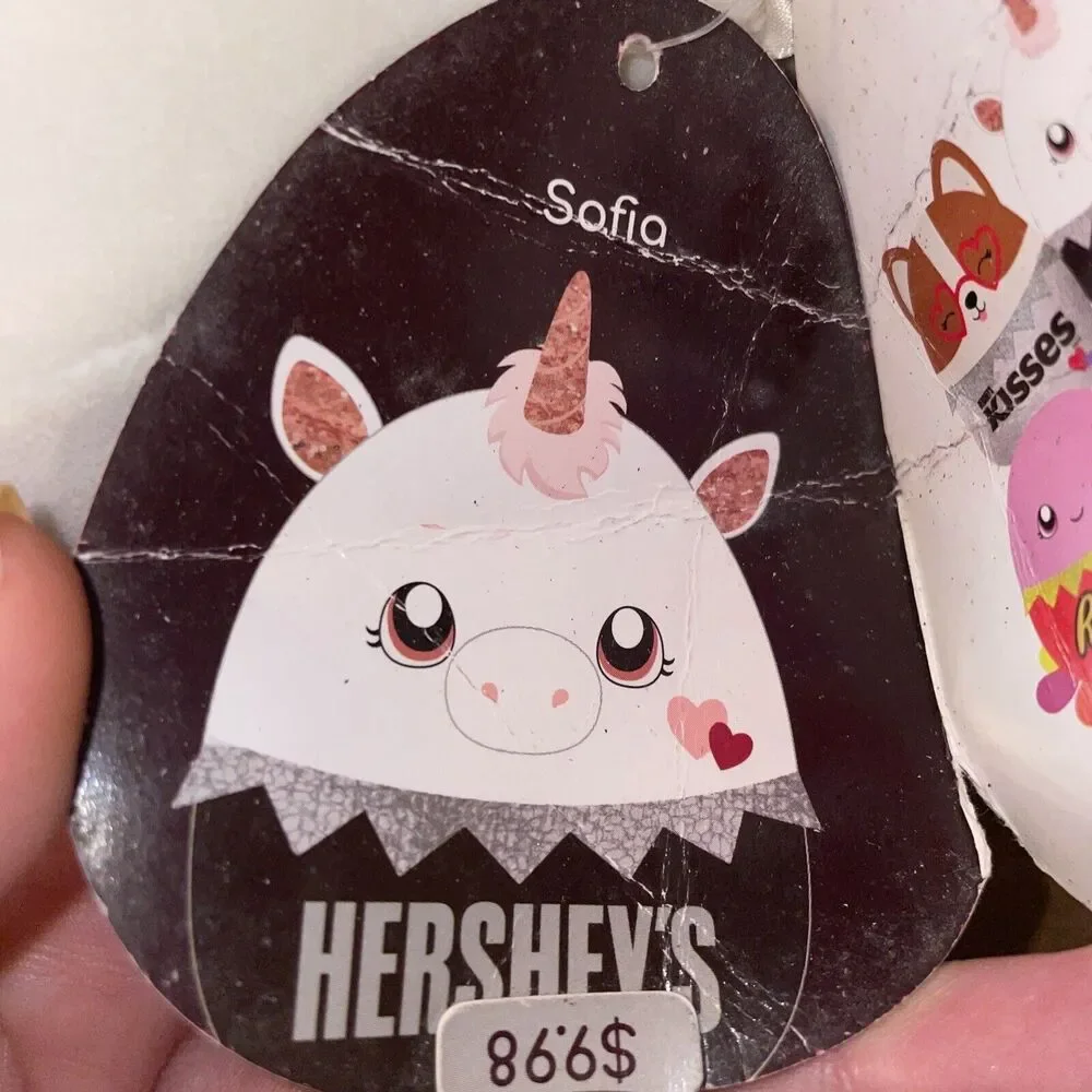 2022 Squishmallow Plush Doll Hershey’s Sofia 12” Kellytoy With Tag